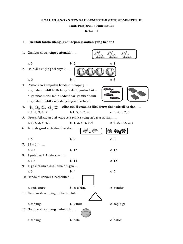 3 Contoh Soal 3 Matematika untuk Kelas 1 SD yang Ternyata Bikin Anak Makin Cerdas di 2026