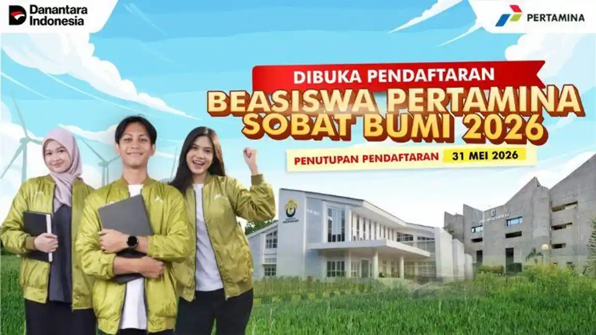 Beasiswa Pertamina Sobat Bumi 2026 Dibuka Mahasiswa di 3 Kampus Kaltim