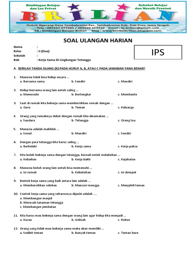 5 Fakta Mengejutkan Soal IPS Kelas 2 SD Semester 1 Tahun 2026: Potensi Ekonomi dan Ancaman Bencana