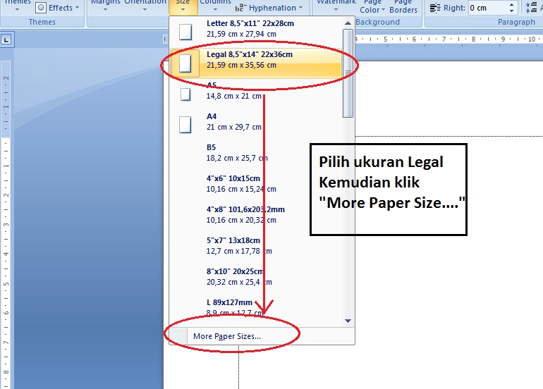 5 Langkah cara mengubah ukuran kertas pada microsoft word 2007 menjadi cm agar akurat