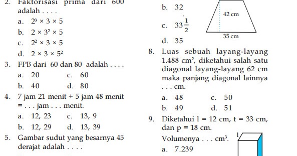 Soal Kpk Dan Fpb Kelas 5 - Piffle me Soal Kpk Dan Fpb Kelas 5 - Piffle me