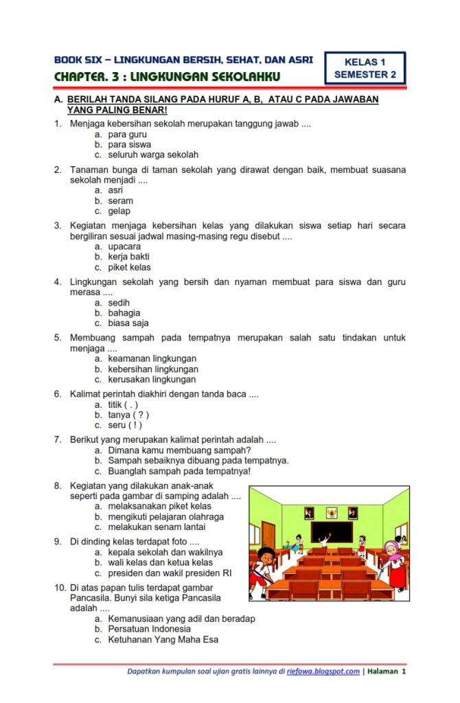 7 Rahasia Kisi-kisi Soal Tema 3 Subtema 2 Kelas 4 yang Wajib Kamu Tahu Sebelum Ulangan