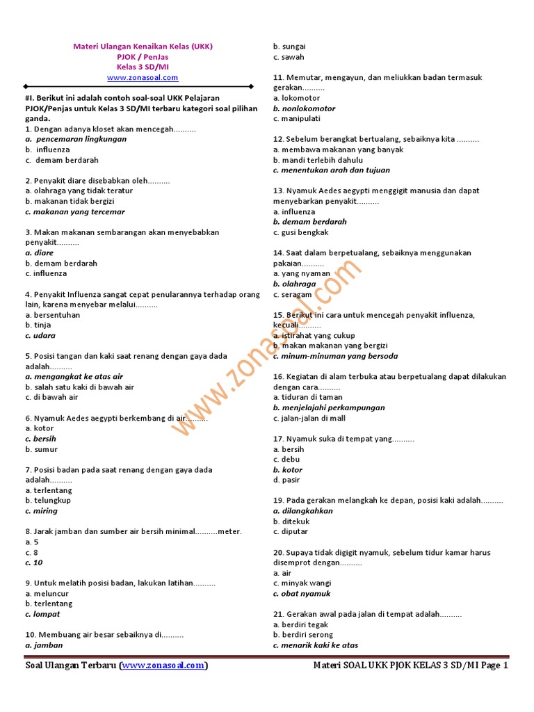 7 Rahasia Nilai Tinggi dengan doc soal ukk penjaskes kelas 3 yang Jarang Diketahui