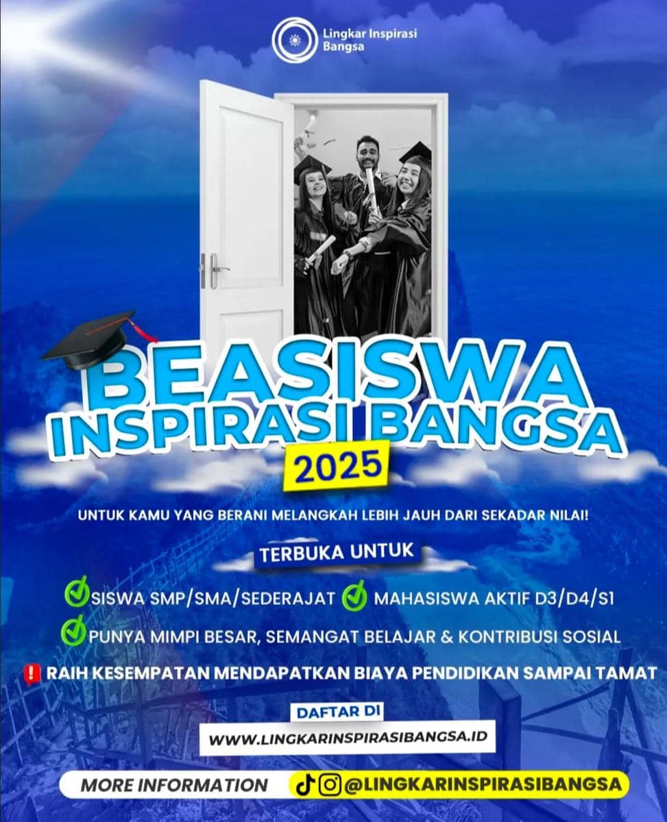 Beasiswa Inspirasi Bangsa 2025 Peluang Emas bagi Pelajar SMP S1 IDN Beasiswa Inspirasi Bangsa 2025 Peluang Emas bagi Pelajar SMP S1 IDN