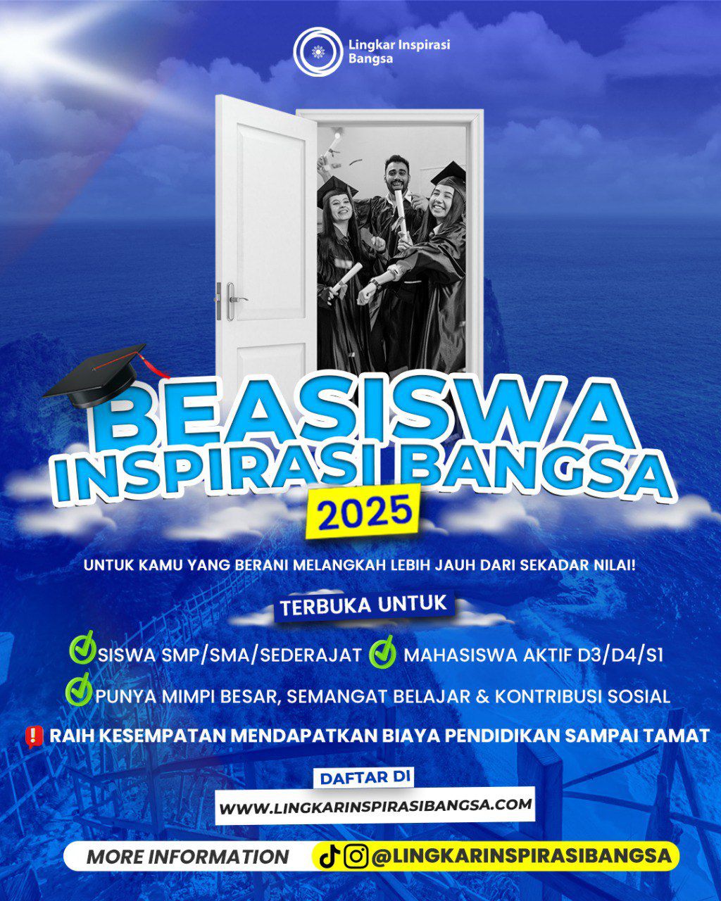 BEASISWA INSPIRASI BANGSA 2025 SUDAH DIBUKA - Fakultas Kedokteran UPN BEASISWA INSPIRASI BANGSA 2025 SUDAH DIBUKA - Fakultas Kedokteran UPN