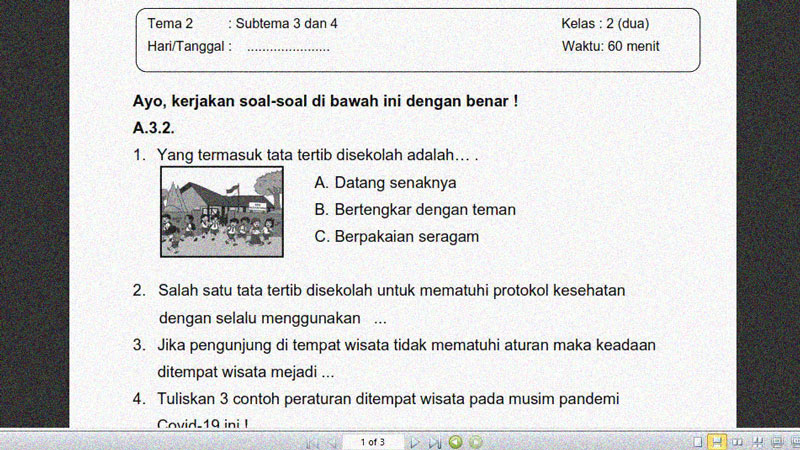 Rahasia Cepat Jawab Soal Tema 2 Subtema 4 Kelas 2 Semester 1 Agar Nilai Sempurna