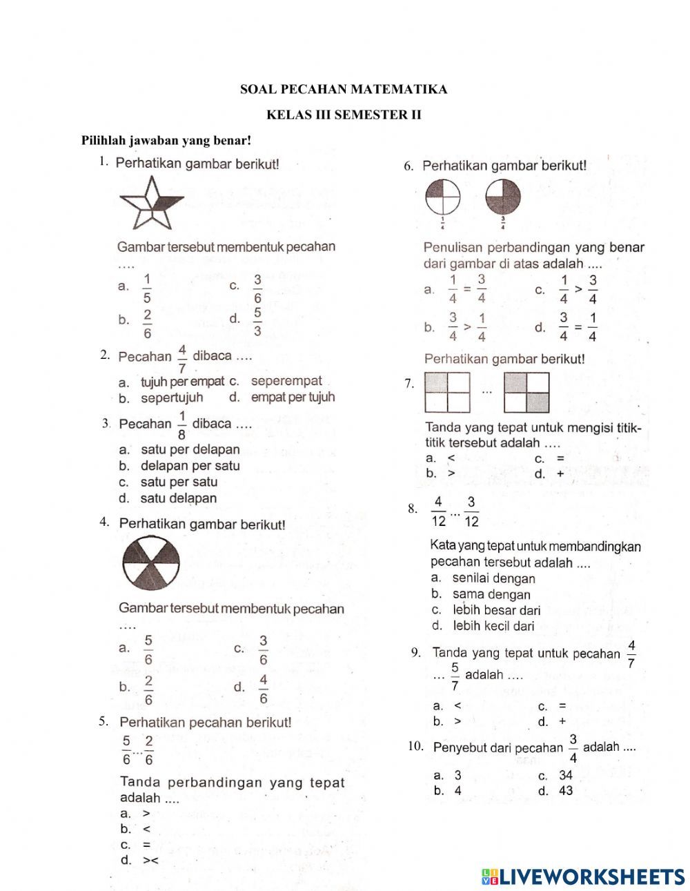 Rahasia Cepat Pintar dengan Latihan Soal Soal Matematika Kelas 3 Tema 1 Terbaru