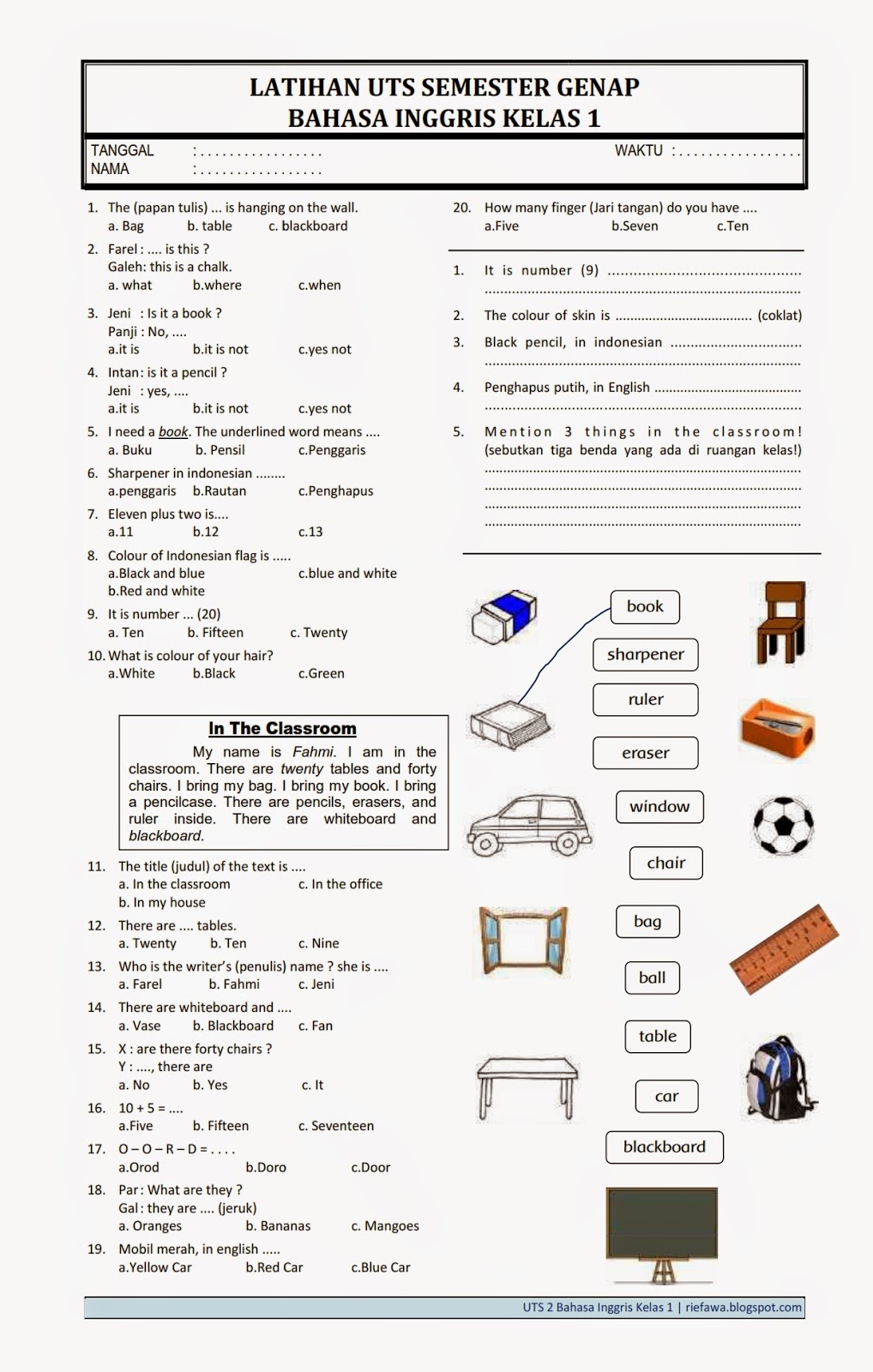 Rahasia Sukses Ujian dengan Latihan Soal Materi Bhs Inggris Bab 2 Kelas 7 SMP Terbaru Rahasia Sukses Ujian dengan Latihan Soal Materi Bhs Inggris Bab 2 Kelas 7 SMP Terbaru