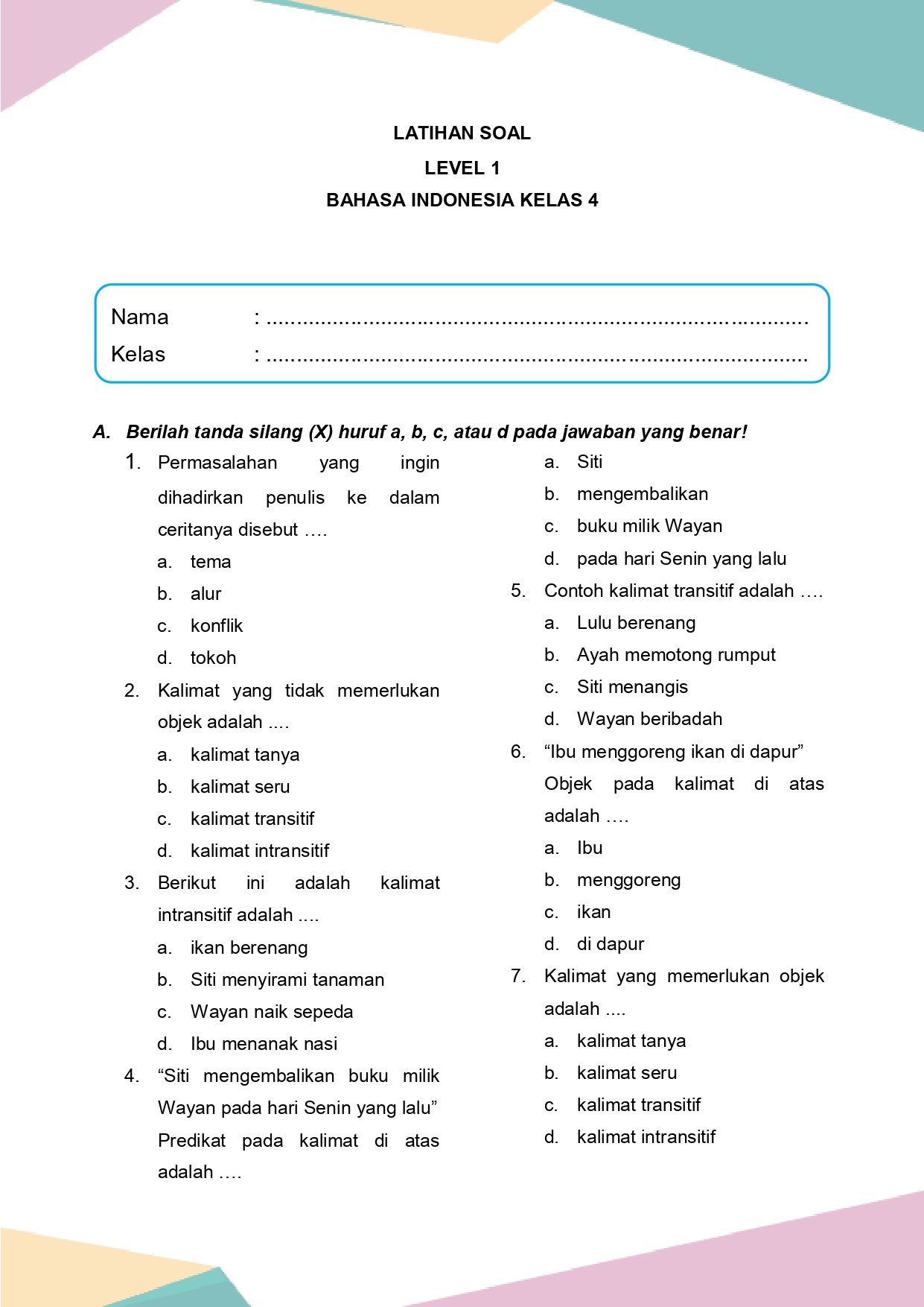 Terbukti 5 Cara Cepat Donwload Soal Bahasa Indonesia Kelas 4 Semester 1 UTS Sekarang!