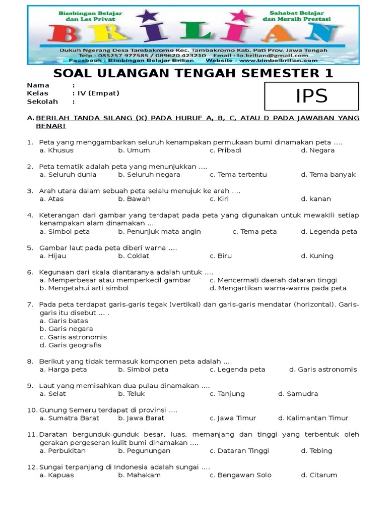 Terbukti 7 Tips Cepat donwload soal ips kelas 4 semester 1 uts sebelum waktu habis!