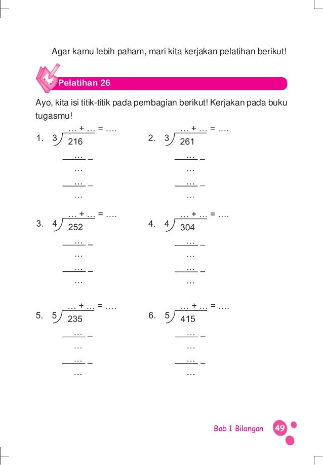 Soal Matematika Kelas 4 Perkalian Dan Pembagian Dalchaebi