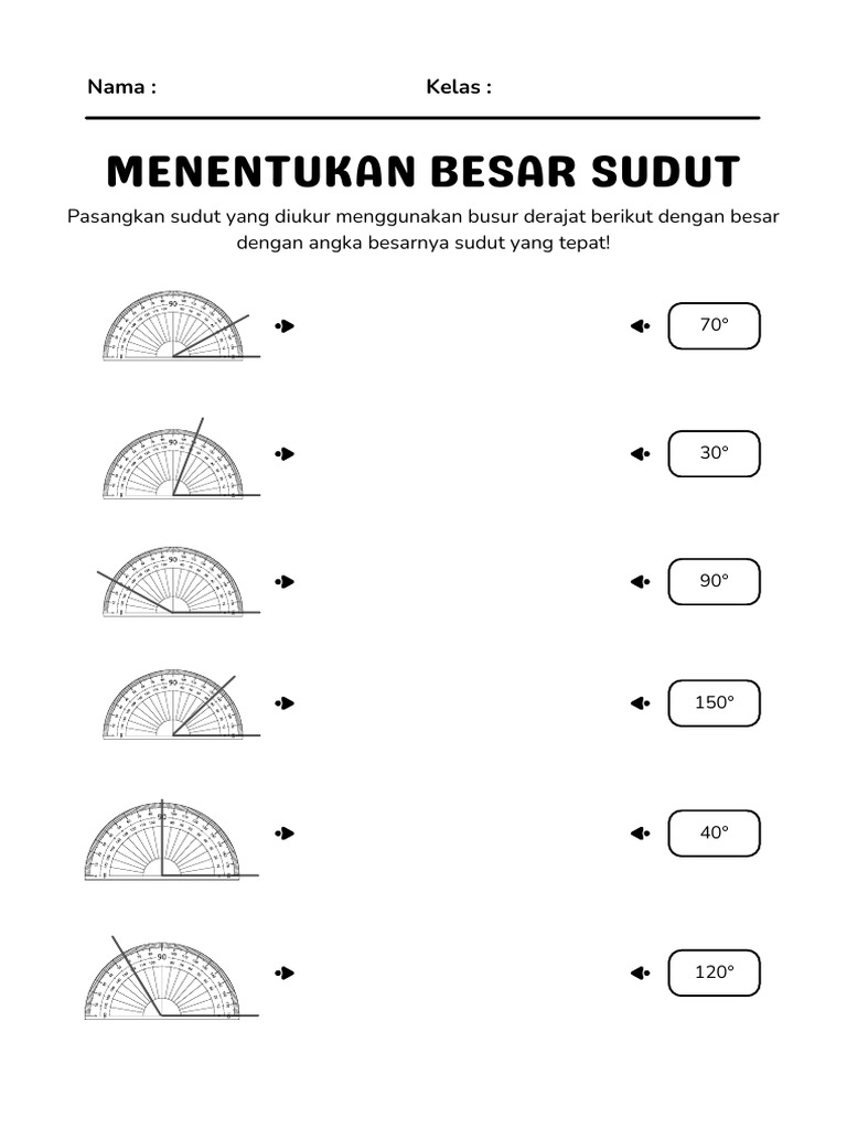 Ternyata Ini 5 Soal Mengukur Sudut dengan Busur Derajat Kelas 4 yang Wajib Diketahui