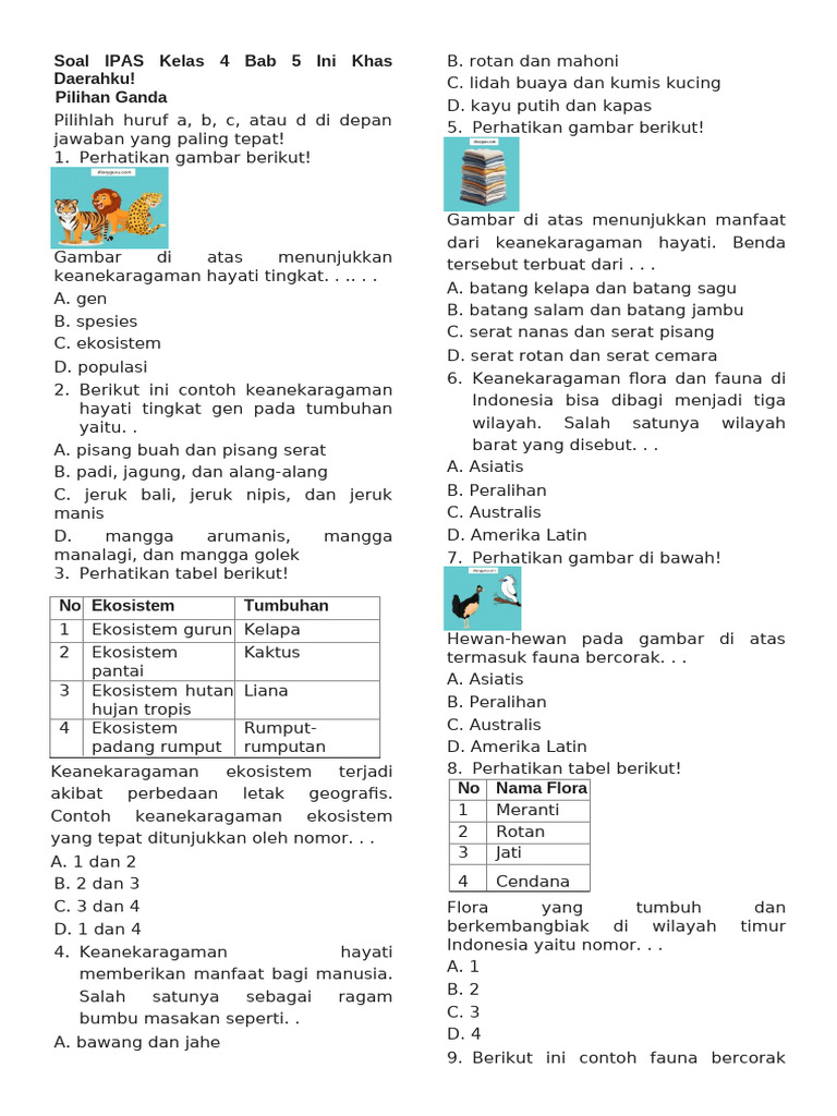 Ternyata Ini Soal IPA Kelas 4 Semester 2 yang Wajib Dikuasai Siswa