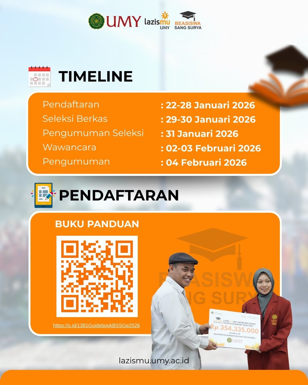 Beasiswa Sang Surya Lazismu UMY Semester Genap T A 2025 2026 Resmi Di