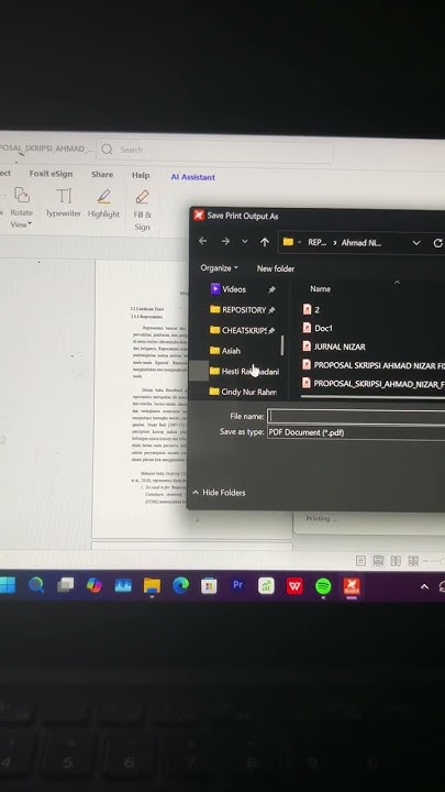 Cara memisahkan file Per Bab tanpa menggunakan File Word microsoftword