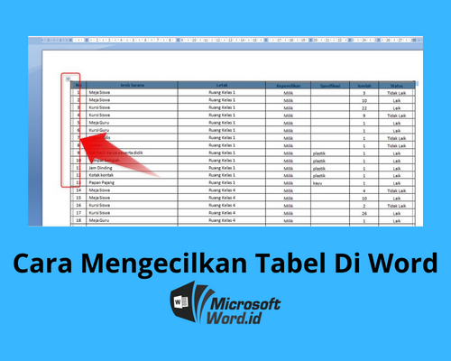 Cara Membuat Tabel Dalam Tabel Word - Free Word Template